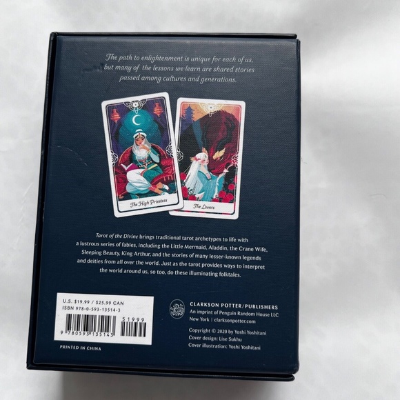 Tarot of the Divine A Deck and Guidebook Inspired by Fairy Tales Folklore 78 Pc - Picture 6 of 7